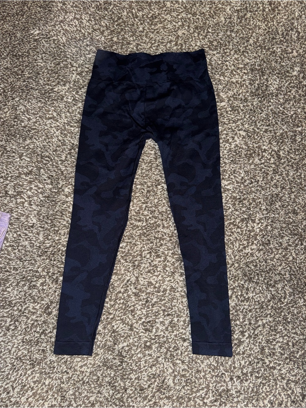 Gymshark Navy Camo High-Waisted Leggings